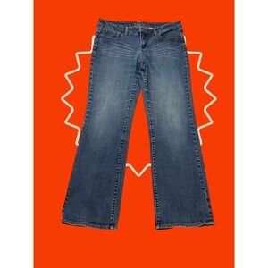 Coldwater Creek Womens Bootcut Jeans Medium Wash Size 14 Cotton Spandex Blend